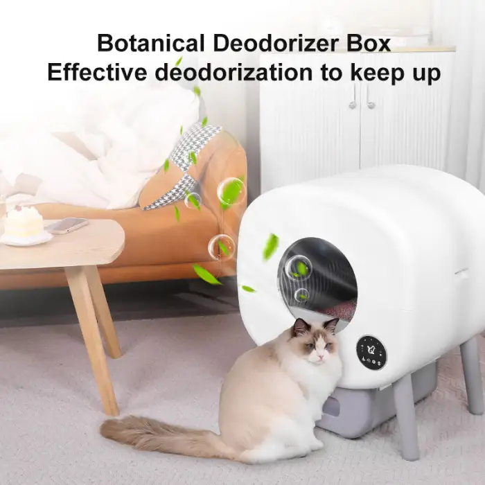 Pet Products Supplier App Control Intelligent Smart Self Cleaning Litter Box For Cats Automatic Cat Toilet Litter Box