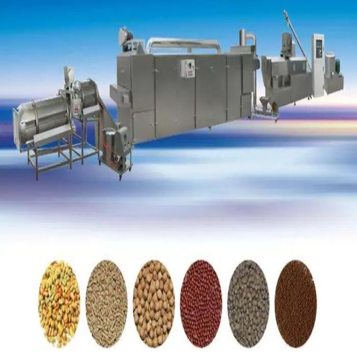 2000 Kg Per Hour Pet Dog Cat Food Extruder Making Machine Production Line