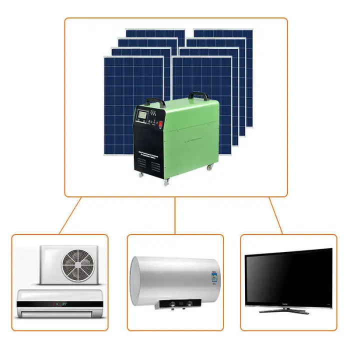 All-In-One Portable Solar Generator Kit 5KW Off-Grid / 6KW Hybrid Solar System for Home