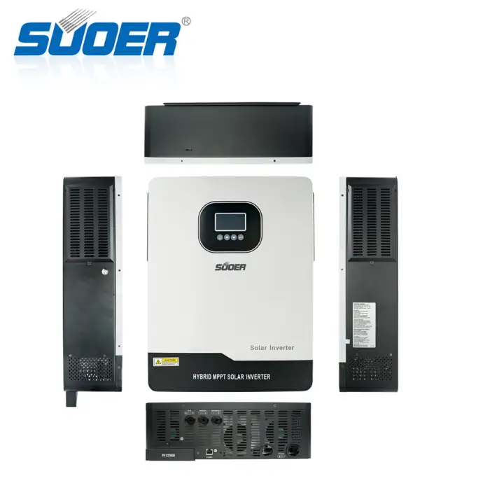 Suoer 10kW Pure Sine Wave Hybrid Solar Inverter