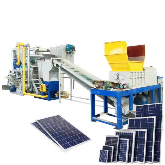 Full Automatic Solar Panel Recycling Machine Production Line