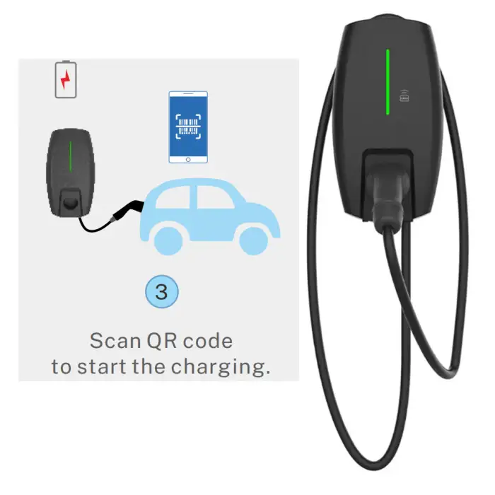 22 KW EV Charging Station - OWP-EVC-22-A27