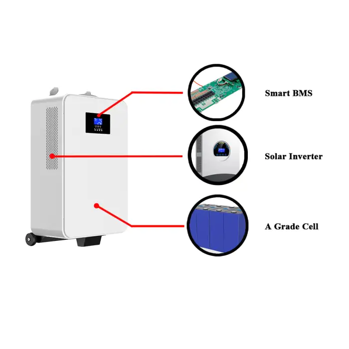 51.2V 100AH LiFePO4 All-in-One Solar Power System