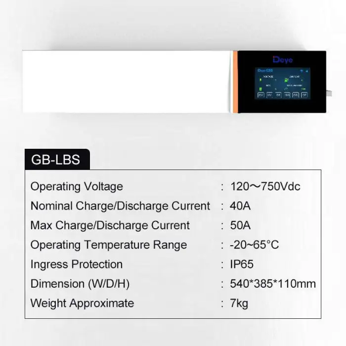 Deye GB-L LiFePO4 Energy Storage System