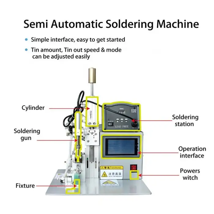 ZHONGTU Handheld Soldering Screwdriver Machine