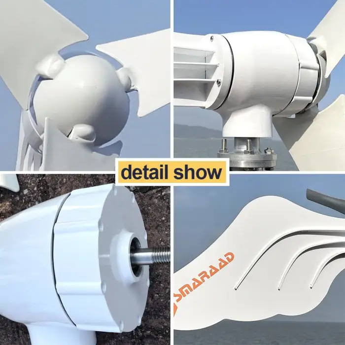 SM2-2 1200W Wind Turbine System for Home