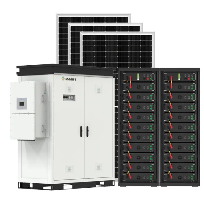 50KW-100KW Outdoor Lithium Battery Storage System for Solar and Wind Energy Hybrid Microgrid Power Plant