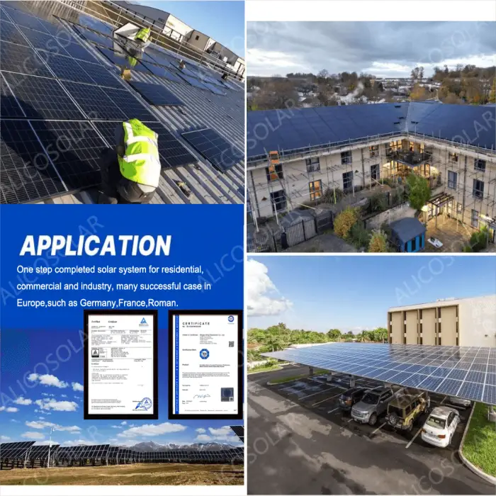 Growatt Hybrid Inverter 5kw 10 KW Solar Power System Connect Generator and Wind Turbine On Pitched Roof