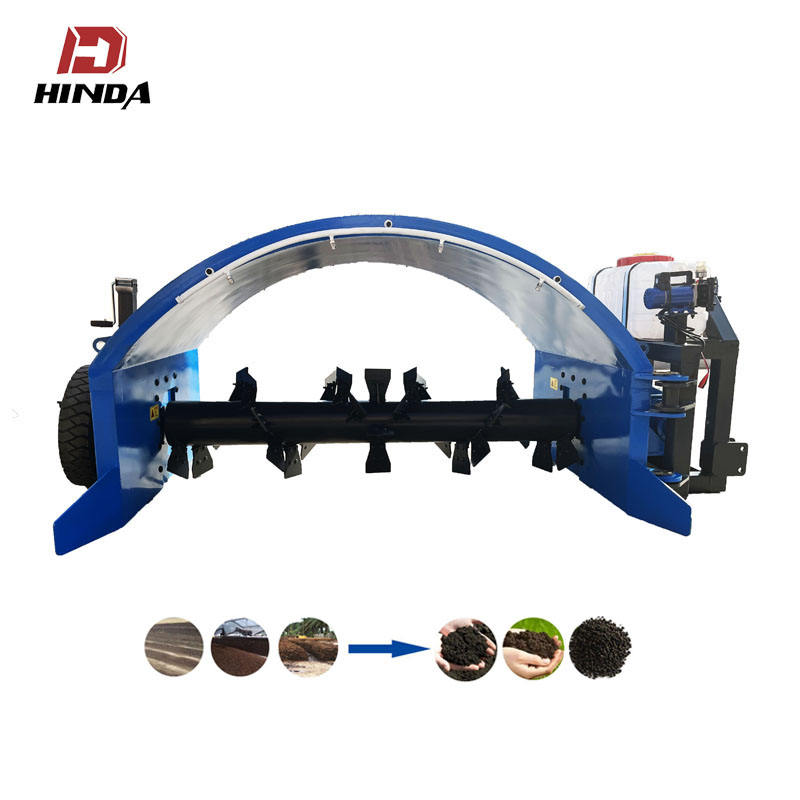 Cow Dung Compost Turners Chicken Manure Composting Machines use for Tractor Mounted  Manufacturing Plants Compost Mixers