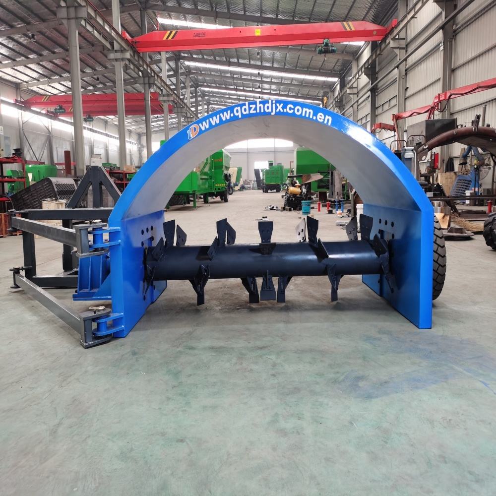 Cow Dung Compost Turners Chicken Manure Composting Machines use for Tractor Mounted  Manufacturing Plants Compost Mixers