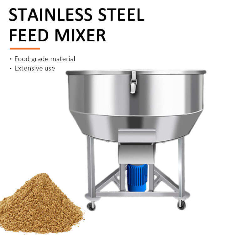 Chicken Feed Mixer Machine Fish Feed Mixer Machine Seed Dressing Machine Food Powder Granule Mixer