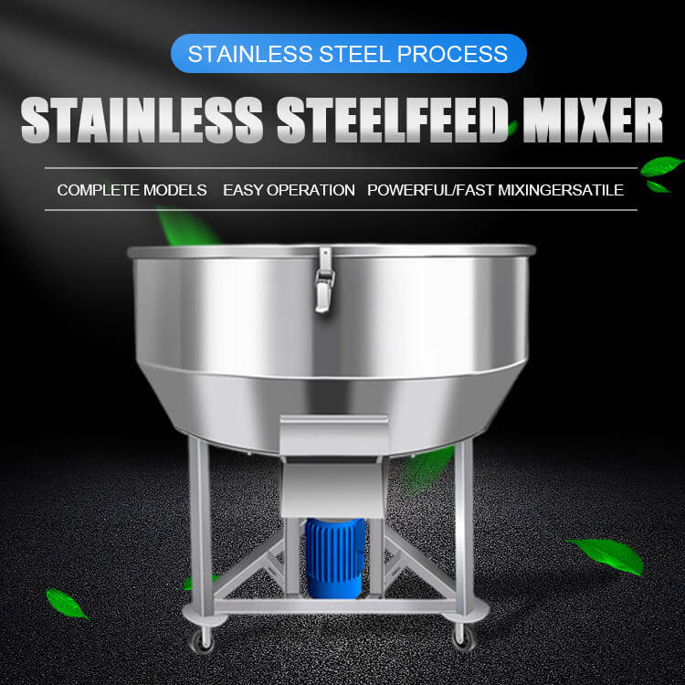 Chicken Feed Mixer Machine Fish Feed Mixer Machine Seed Dressing Machine Food Powder Granule Mixer