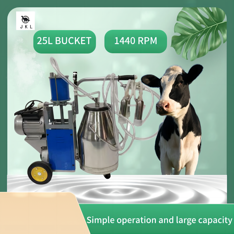 Mobile Milking Machine for Goat Sheep Cow Dairy Farm Equipment Small Milking Machine