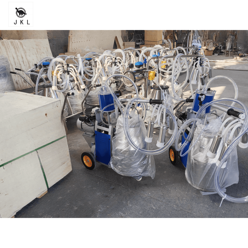 Mobile Milking Machine for Goat Sheep Cow Dairy Farm Equipment Small Milking Machine