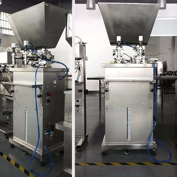 Two Head Vertical Semi-automatic Paste Cream Jelly Filling Machine For Honey Filling Thick Sauce jam ketchup Filling