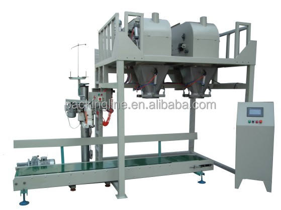 50kg semi- automatic Compost fertilizer NPK fertilizer granule bagging packing machine