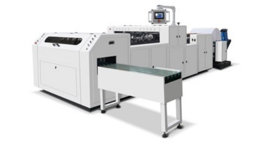 Single roll A4 paper cutting machine with pneumatic paper roll