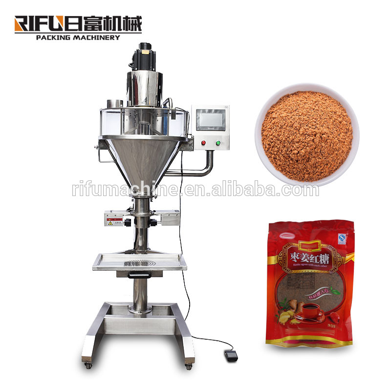 Semi-automatic powder filling machine seasoning powder powder quantitative weighing and filling machine packaging machinery