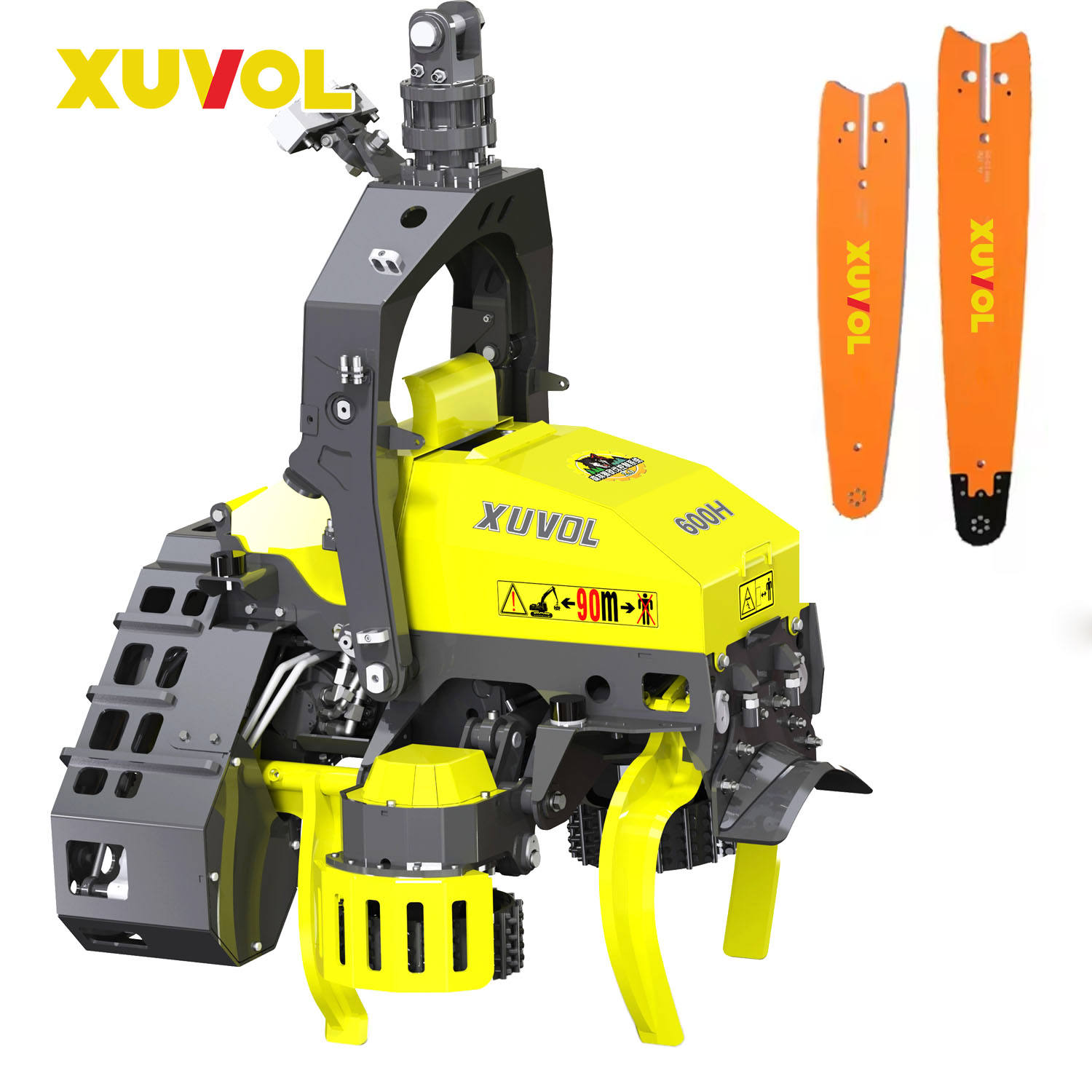 XUVOL Gasoline-Powered Wood Chipper – Powerful and Efficient Timber Processing