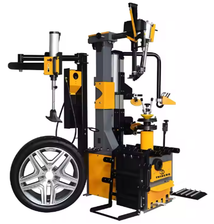 Fully Automatic Non-Touch Workshop Truck Tire Mount Machine CE Certified Car Tyre Changer with Pry Bar Disc Swing Arm