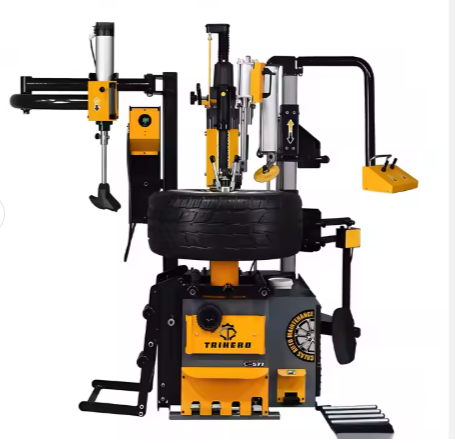 Fully Automatic Non-Touch Workshop Truck Tire Mount Machine CE Certified Car Tyre Changer with Pry Bar Disc Swing Arm