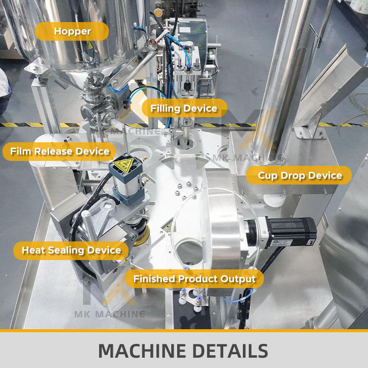 Cup Filling Sealing Machine (Model: MK MACHINE)