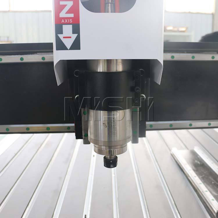 Wood engraving 6KW air-cooling spindle Four axis rotation cutting single head 3d cnc router machine