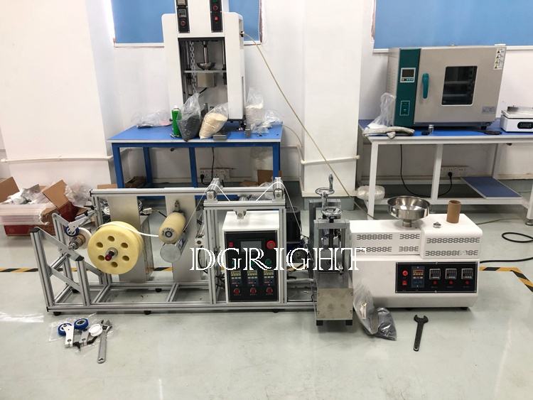 Desktop PVC Pipe Filament Extruder Line Mini ABS PC Plastic Sheet Filament Extruder Machine