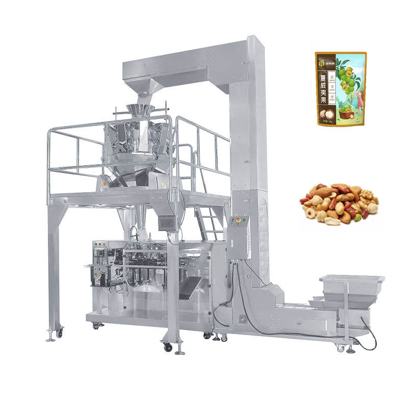 Fully Automatic Gummy Candy Rotary Premade Bag Pack Machine for Pellet