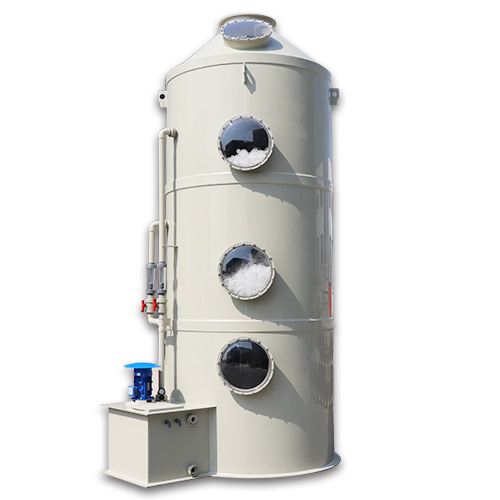 3000CFM to 8000CFM Air Volume PP Industrial Waste Gas Treatment Wet Scrubber