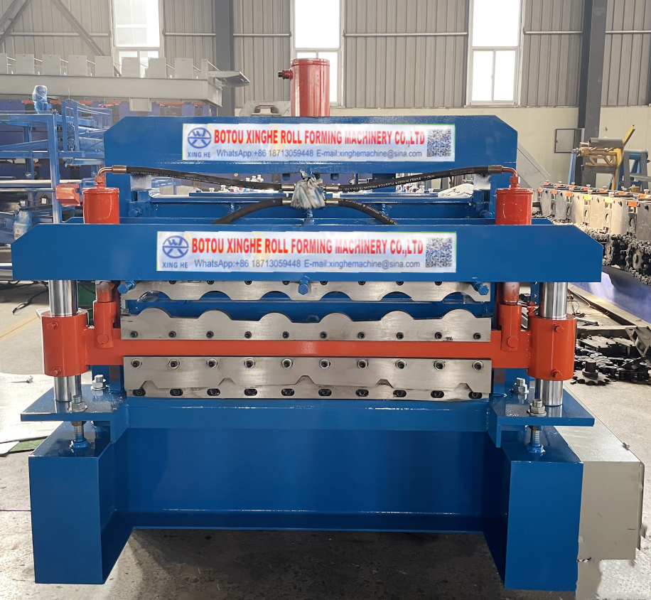 Building Material  Colorful Steel Roofing Glazed Tile step roof  tiles press Roll Forming Making Machines