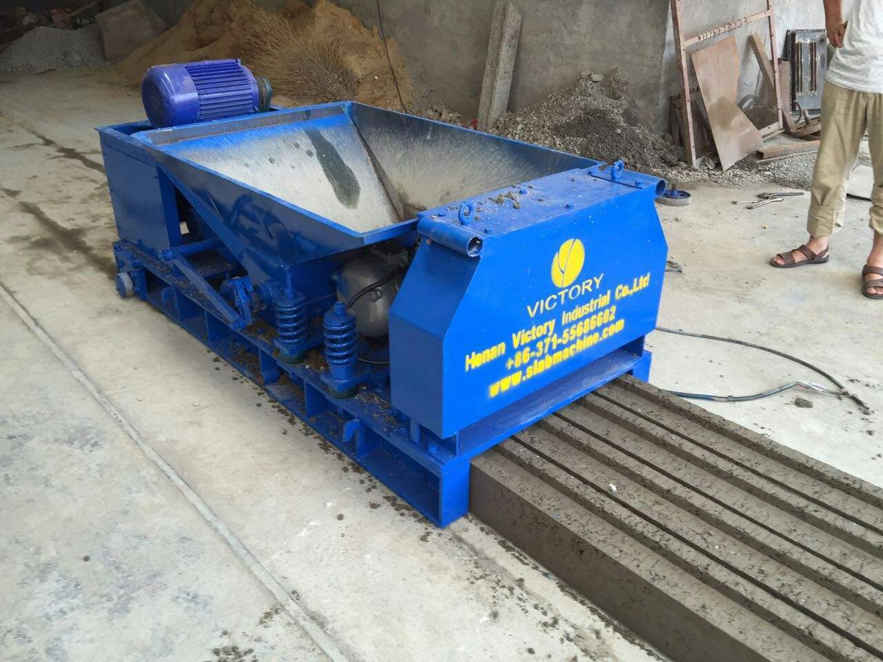 Victory Concrete Fence Wall Making Machine