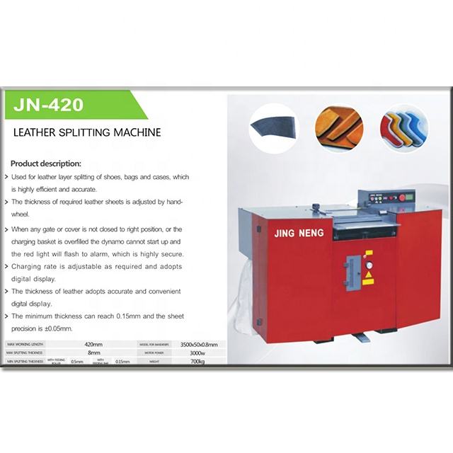 Jing Neng Leather Splitting Machine