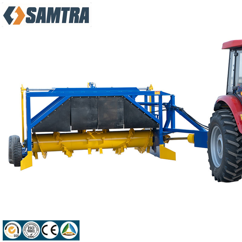 SAMTRA Towable Compost Turner for Organic Fertilizer Production