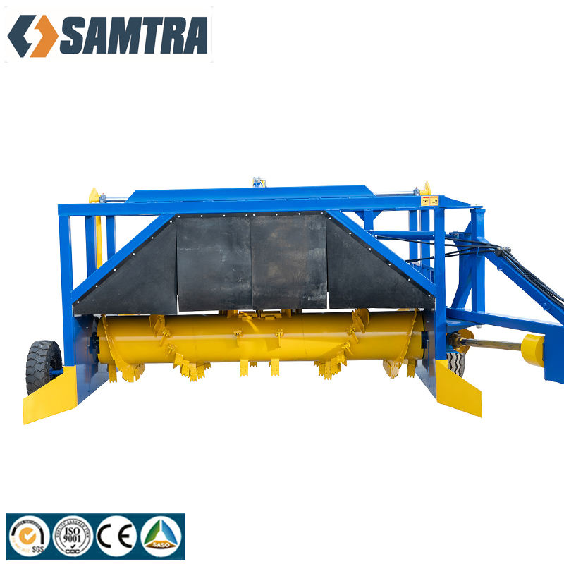 SAMTRA Towable Compost Turner for Organic Fertilizer Production