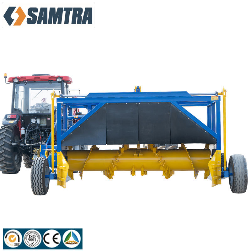 SAMTRA Towable Compost Turner for Organic Fertilizer Production