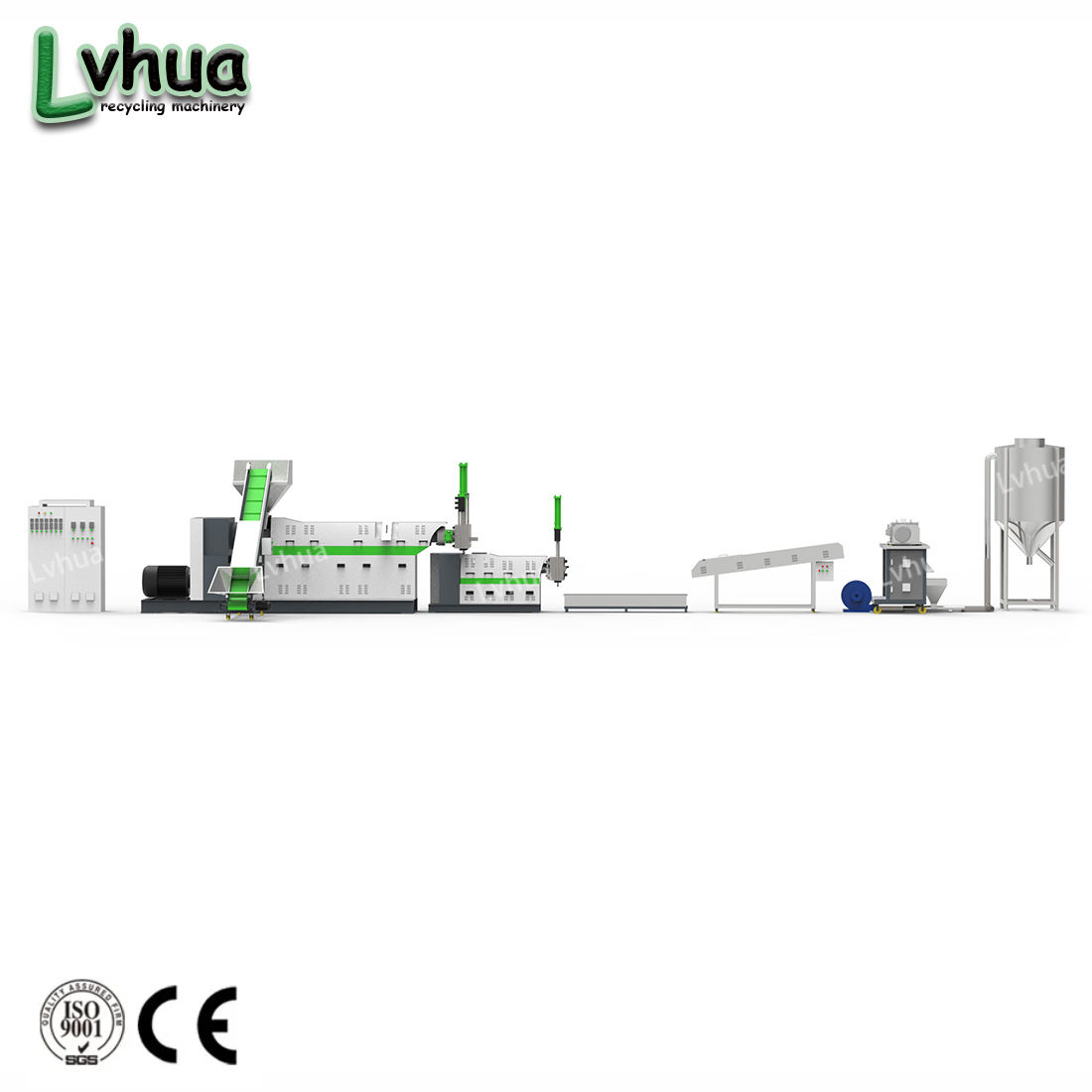 Lvhua Single Screw Plastic Extruder (Model: LDD-SJP-150-140)