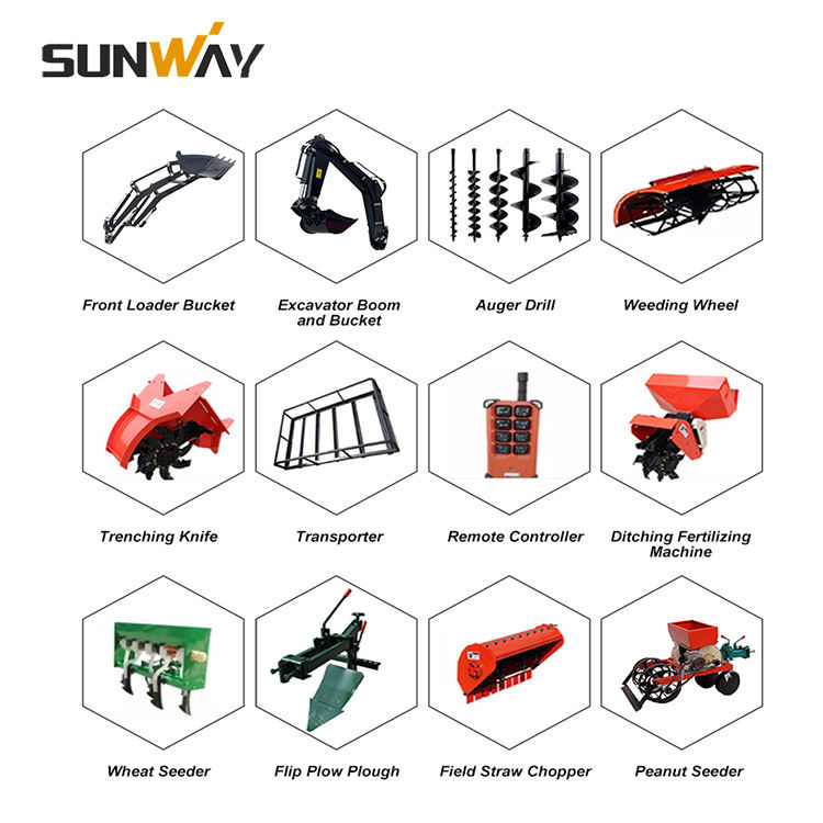 25HP Rubber Track Mini Crawler Tractor (Model: SWCT-25 Series)