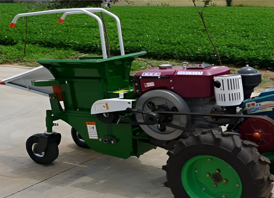 Corn Harvester for Walking Tractor