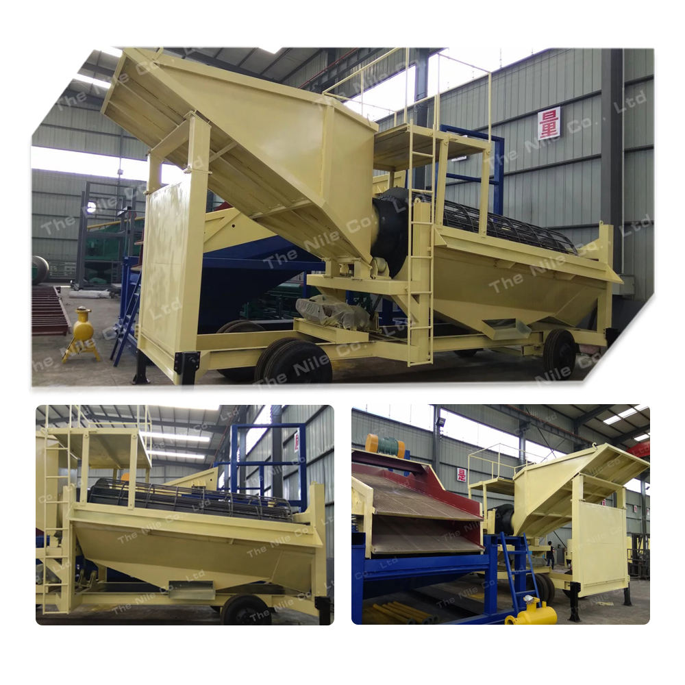 Mobile Trommel Gold Wash Plant