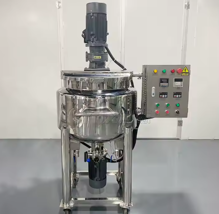 Industrial Homogenizer And Mixer For Viscous Fluids, Cosmetics, And Chemicals