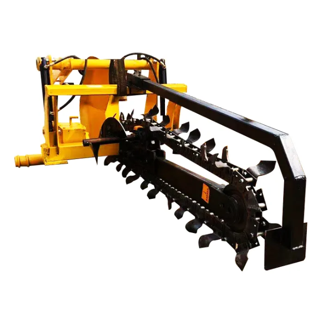 2023 Chain Type Tractor 3 Point Chain Trencher Ditching Machine