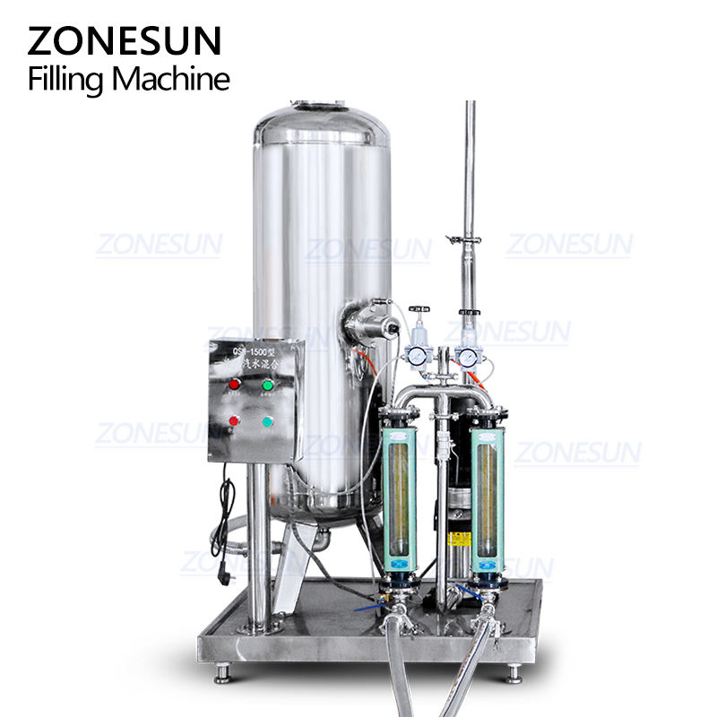 ZONESUN ZS-CF4 Semi-automatic 4 Heads Isobar Filling Machine: