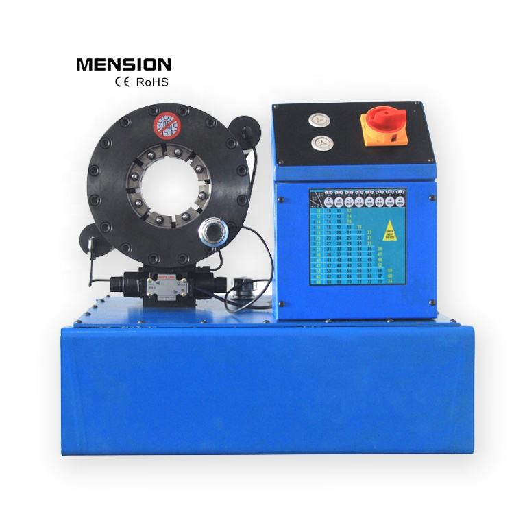 MS-E130 Hydraulic Hose Fitting Crimping Machine: Versatile Press for 1-4 to 2-inch High-Pressure Hoses