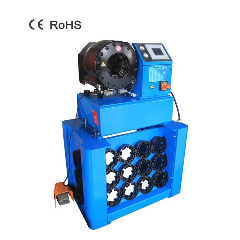 MS-E130 Hydraulic Hose Fitting Crimping Machine: Versatile Press for 1-4 to 2-inch High-Pressure Hoses