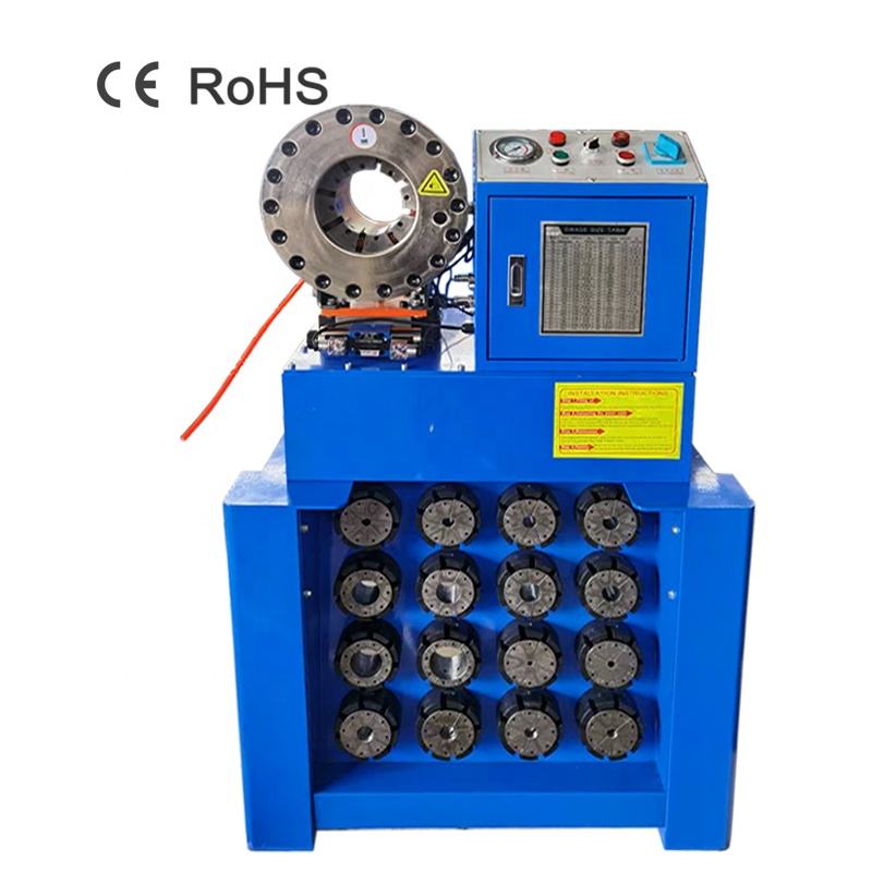 MS-E130 Hydraulic Hose Fitting Crimping Machine: Versatile Press for 1-4 to 2-inch High-Pressure Hoses