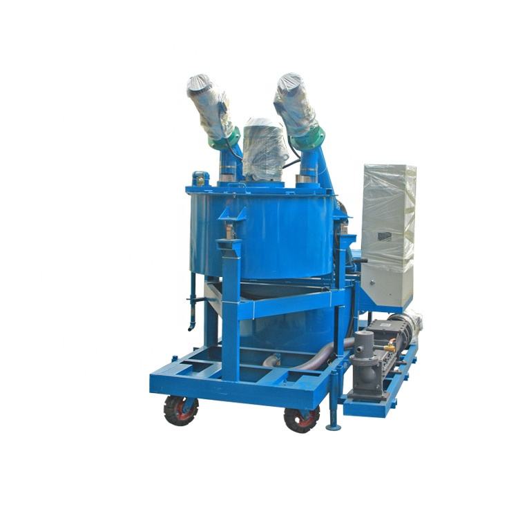 Construction Equipment Automatic PLC Mortar Cement Mixer Intelligent Grouting Trolley