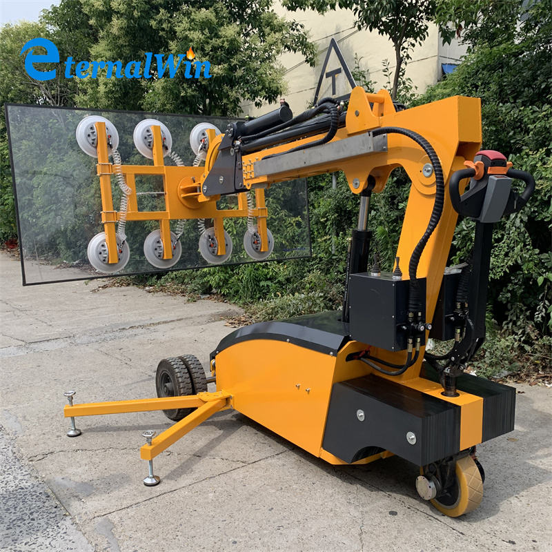 Vacuum Glass Glazing Lifter Robot For Glass Installation