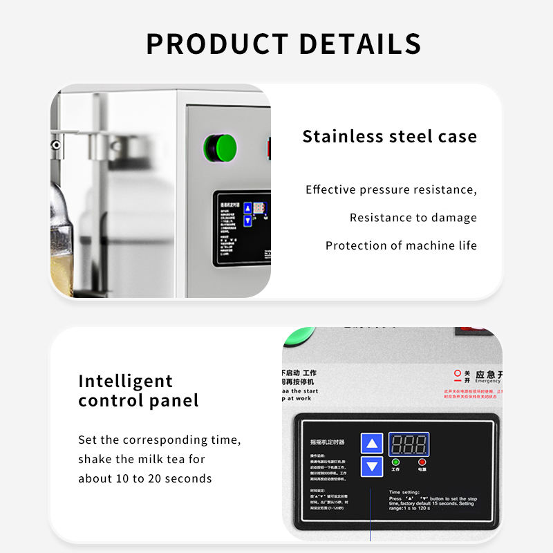 Bubble Tea Shaking Machine Stainless Steel Automatic Milk Tea Shake Machine