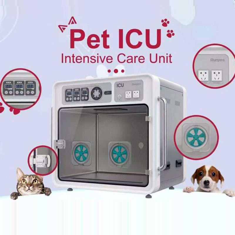 Veterinary ICU Pet Incubator Vet Intensive Care Unit for Pet Dog Puppy